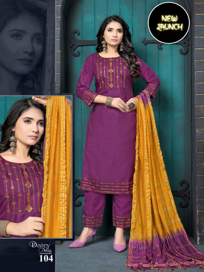 Trendz Dairy Milk V 2 Festive Wear Wholesale Readymade Suit Catalog